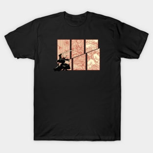 Japanese Samurai Kanagawa Wave by Tobe Fonseca T-Shirt